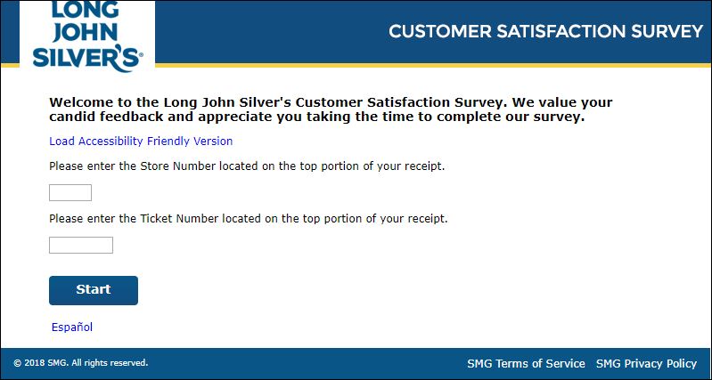 long john silvers survey
